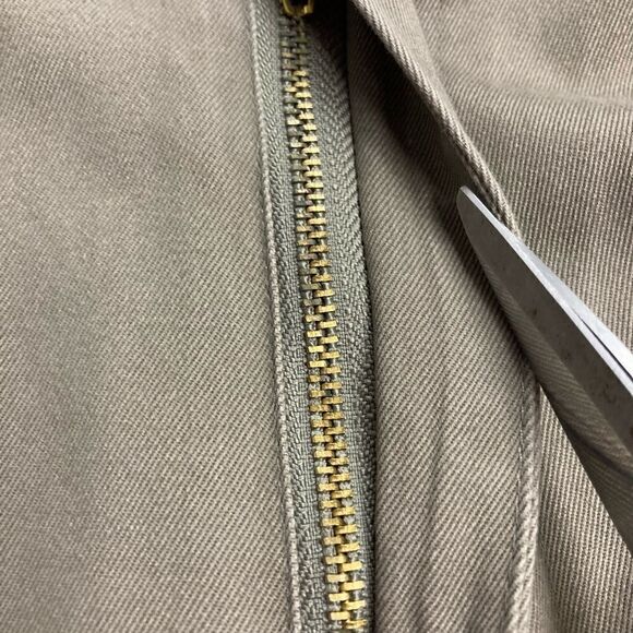 SIGNATURE, Men’s pants, flat front, tag says 36/32, hand measures 35/32, brown, - Picture 11 of 12